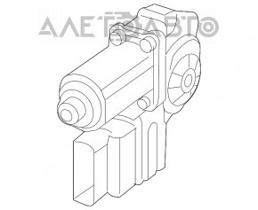 Geam electric cu motor spate dreapta VW Jetta 11-18 SUA