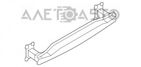 Amplificatorul de bara spate VW Jetta 11-18 SUA ruginit.