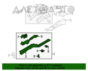 Panoul frontal stânga VW Jetta 11-18 SUA negru, tăiat non-standard