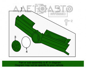 Grila radiatorului VW Jetta 11-14 SUA cu emblemă pentru vopsire