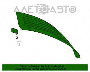 Geam spate portbagaj VW Tiguan 09-17