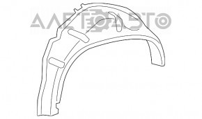 Подкрылок задний левый VW Tiguan 09-17 OEM