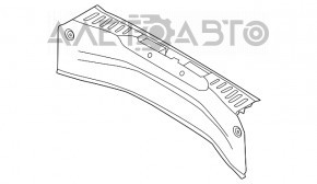 Capacul portbagajului Ford Focus mk3 11-18 4d, central, uzat.