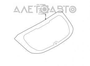 Geam spate Ford Focus mk3 11-18 usa 4d zgâriat.