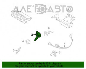 Bobina de aprindere Ford Edge 15-18 3.5 ruptă