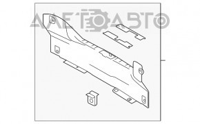 Накладка проема багажника Ford Mustang mk6 15- купе