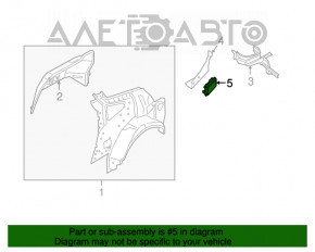 Placa de ventilație stânga Ford Mustang mk6 15-