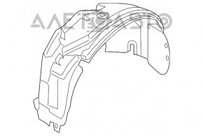 Aripa fata dreapta Lincoln MKZ 13-16