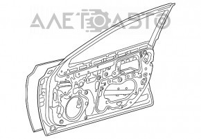 Дверь в сборе передняя левая Toyota Camry v70 18-