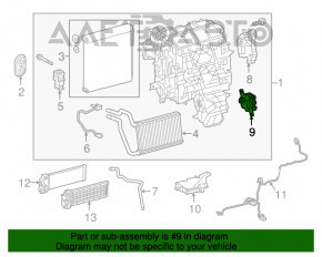 Actuator motor pentru acționarea ventilatorului de încălzire și aer condiționat pentru Toyota Camry v70 18-