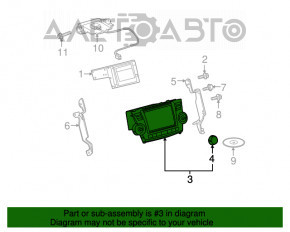 Monitor, display, navigație Toyota Highlander 08-10