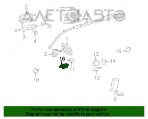 Modulul airbag SRS pentru computerul airbag-urilor de siguranță Toyota Highlander 08-13 hibrid sub reînnoire.