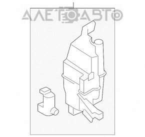 Rezervor spalator Nissan Rogue 14-16 pentru 1 motor, fara gat si capac, fara motor