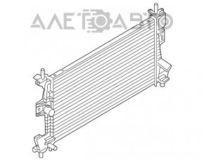 Radiator de răcire apă Ford Focus mk3 11-18 2.0 AVA