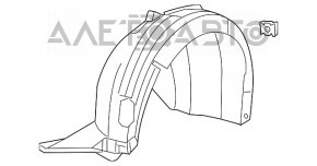 Captuseala aripa dreapta fata VW Jetta 11-14 SUA noua originala OEM