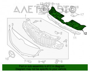 Накладка телевизора Mazda CX-5 13-15 OEM