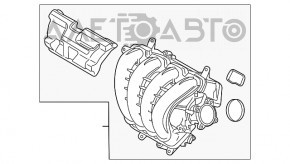 Colector de admisie Mazda CX-5 13-16 2.0