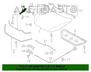 Петля капота левая Mazda CX-5 13-16 OEM