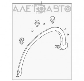 Capacul aripii fata stanga Mazda CX-5 13-16 nou TW neoriginal