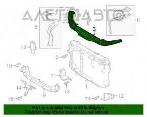 Планка крепления телевизора верхняя Mazda CX-5 13-16 OEM