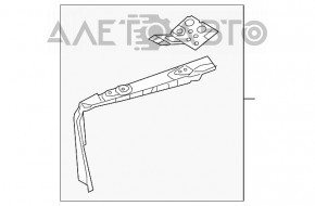 Banda de pe stânga a farului de televizor Mazda CX-5 13-16, nou, original OEM.