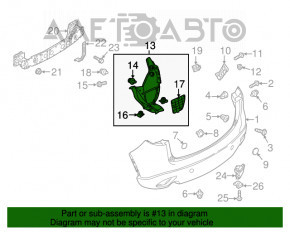 Aripa spate stânga Mazda CX-5 13-16