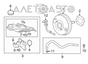 Главный тормозной цилиндр с бачком Mazda CX-5 13-16