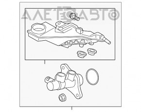 Главный тормозной цилиндр Mazda CX-5 17-