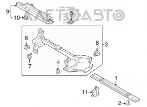 Senzor de temperatură a aerului ambiant Ford Fusion mk5 13-20