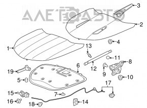 Изоляция капота Chevrolet Camaro 16- LT