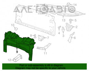 Suport radiator superior Chrysler 200 15-17 plastic