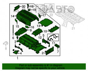 Аккумуляторная батарея ВВБ в сборе Ford C-max MK2 13-18 78к