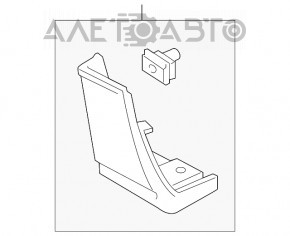 Capacul aripii din față stânga inferioară pentru Ford Edge 15-18, structură nouă, neoriginal.