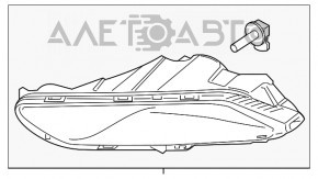 Противотуманная фара птф левая Ford Fusion mk5 17-18