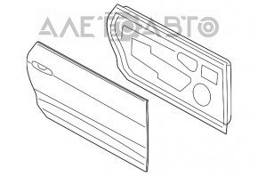 Дверь в сборе передняя левая Ford Mustang mk6 15-