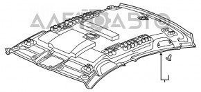 Acoperirea tavanului pentru Honda Accord 18-22 gri, fără panoramică, pentru curățare