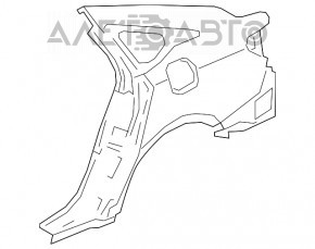 Aripa spate dreapta a un sfert Honda Accord 18-22 nou, neoriginal