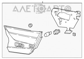 Lampa capac interior portbagaj dreapta Honda Accord 18-22 nou original OEM