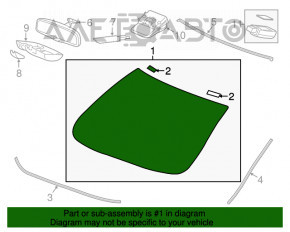 Parbriz Honda Civic X FC 16- tonifiere