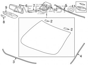 Parbriz Honda Civic X FC 16- tonifiere