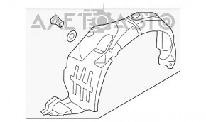 Bara de protecție față stânga Hyundai Sonata 11-15