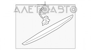 Spoilerul capacului portbagajului pentru Infiniti G25 G35 G37 4d 06-14