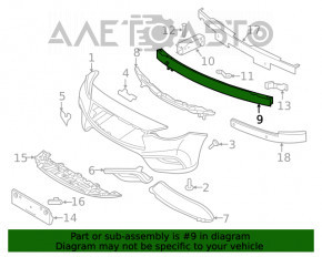 Amplificatorul de bara fata pentru Infiniti QX30 17-