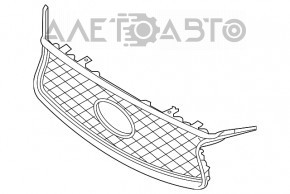 Решетка радиатора grill Infiniti QX30 17-