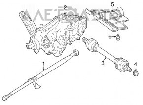 Diferențialul spate reductor Infiniti QX30 17-