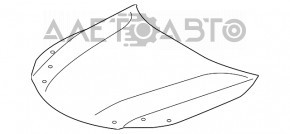 Капот голый Lexus ES300h ES350 13-18 сталь, черный 212