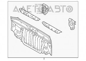 Panoul din spate al modelului Lexus ES300h ES350 13-18