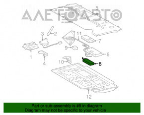 BATTERY MAYDAY CONTROL MODULE Lexus LS460 07-12