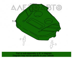 Capacul motorului Lincoln MKC 15-