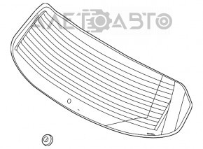 Стекло заднее двери багажника Lincoln MKC 15- тонировка, царапины